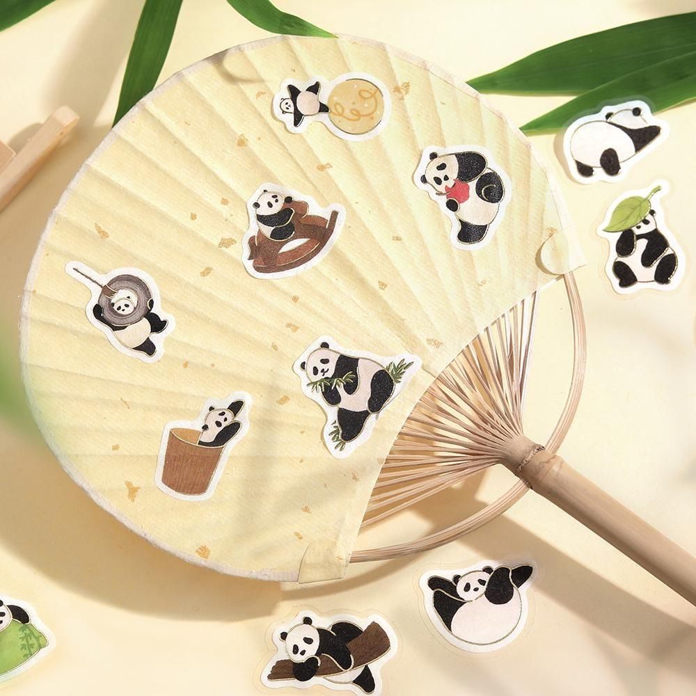 BGM Planner Sticker Flakes - A Panda Day - Everyday Life