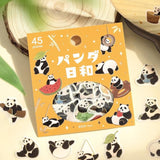 BGM Planner Sticker Flakes - A Panda Day - Everyday Life