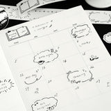 BGM Roll Stickers - Writable Stickers - Sketches