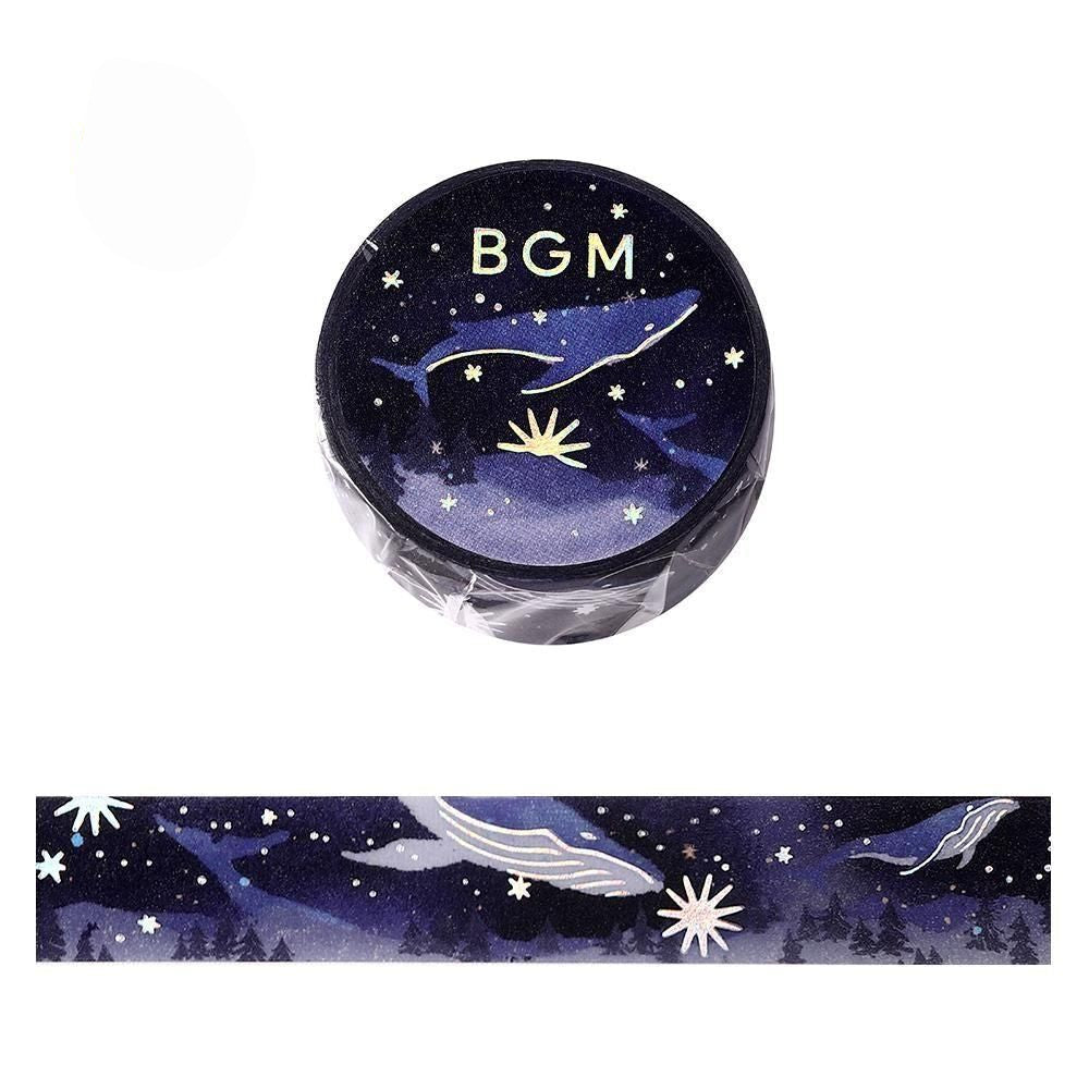 BGM Washi Tape - Life - Whale in a Sea of Stars