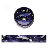 BGM Washi Tape - Life - Whale in a Sea of Stars