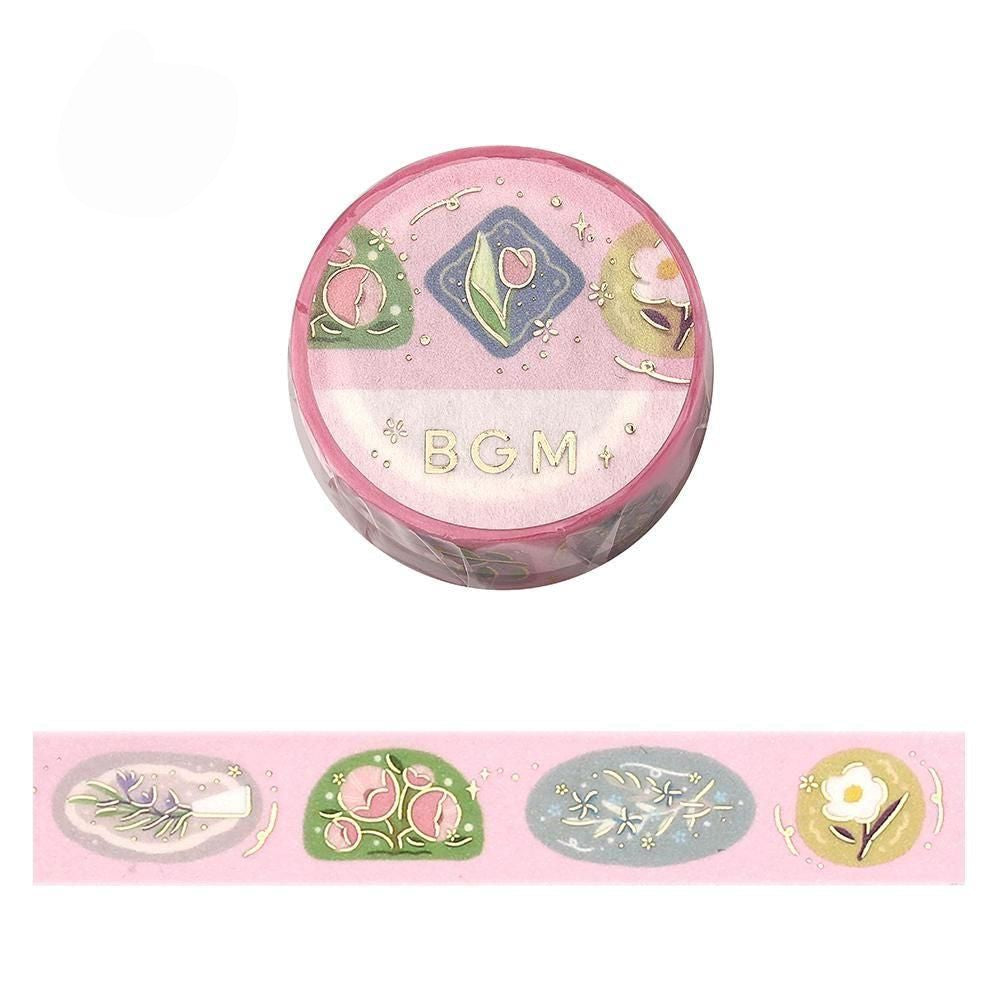 BGM Washi Tape - Life - Flower Brooch
