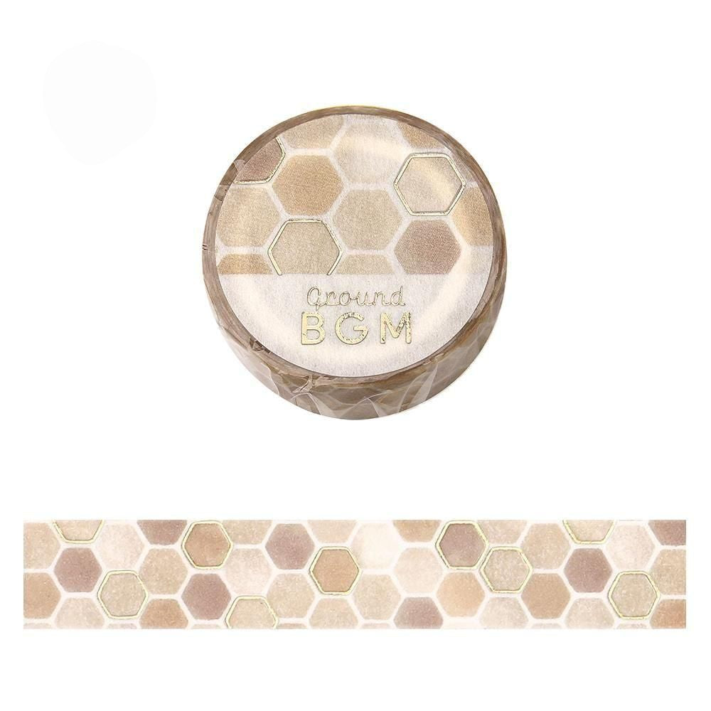 BGM Washi Tape - Life - Grand Honeycomb
