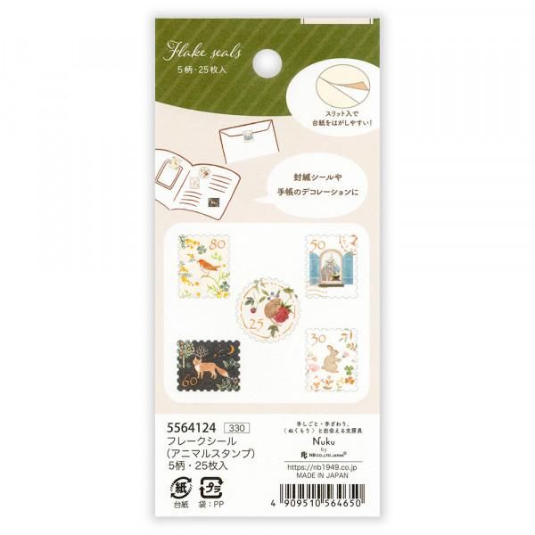 NB Stamp Flake Stickers - Animals