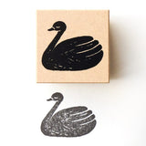 Hyogensha Cozyca Nishi Shuku Stamp - Swan