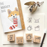 Hyogensha Cozyca Midori Asano Stamp - Chirping Kitty