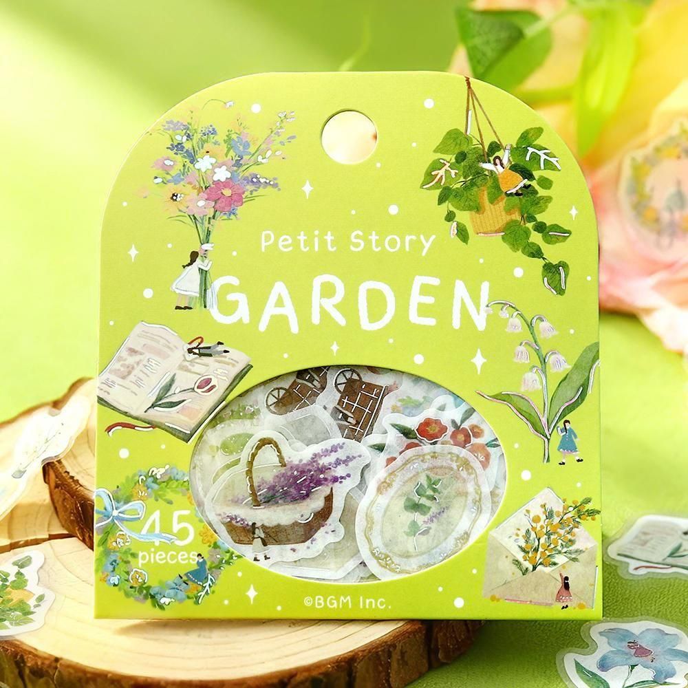 BGM Flake Stickers - Petit Story - Gardening