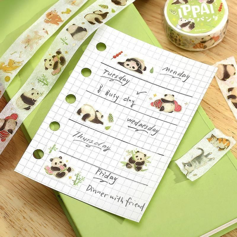 BGM Washi Tape - IPPAI - Pandas