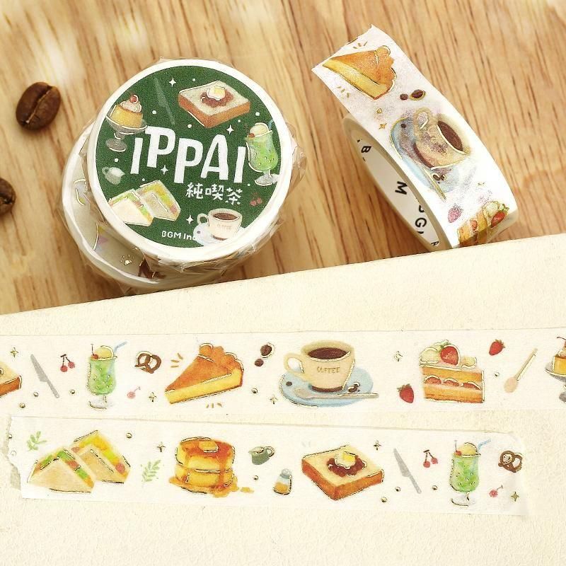 BGM Washi Tape - IPPAI - Retro Cafes