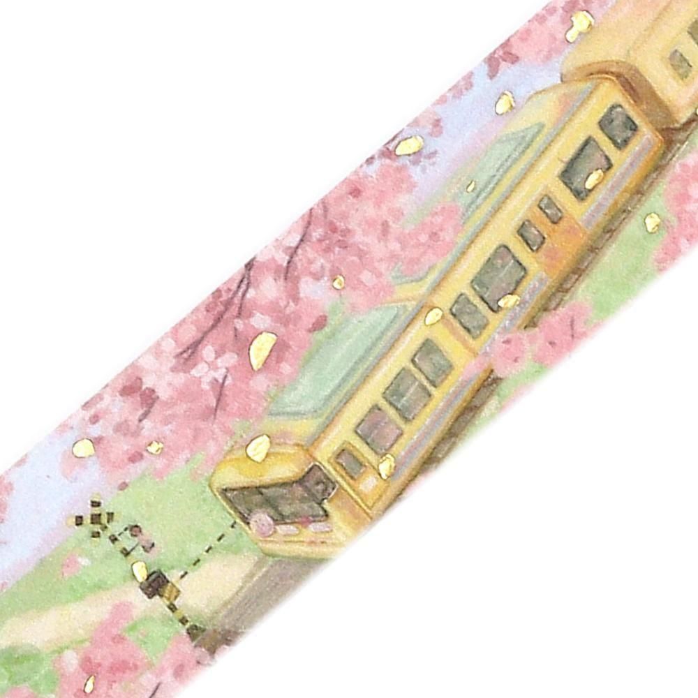 BGM Washi Tape - Sakura Limited - Cherry Blossoms Along the Tram Line (Limited Edition)