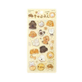 BGM Kyururun Sticker Sheet - Fluffy Animals