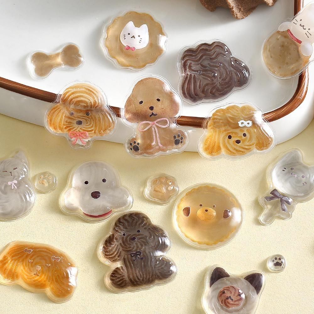BGM Kyururun Sticker Sheet - Fluffy Animals