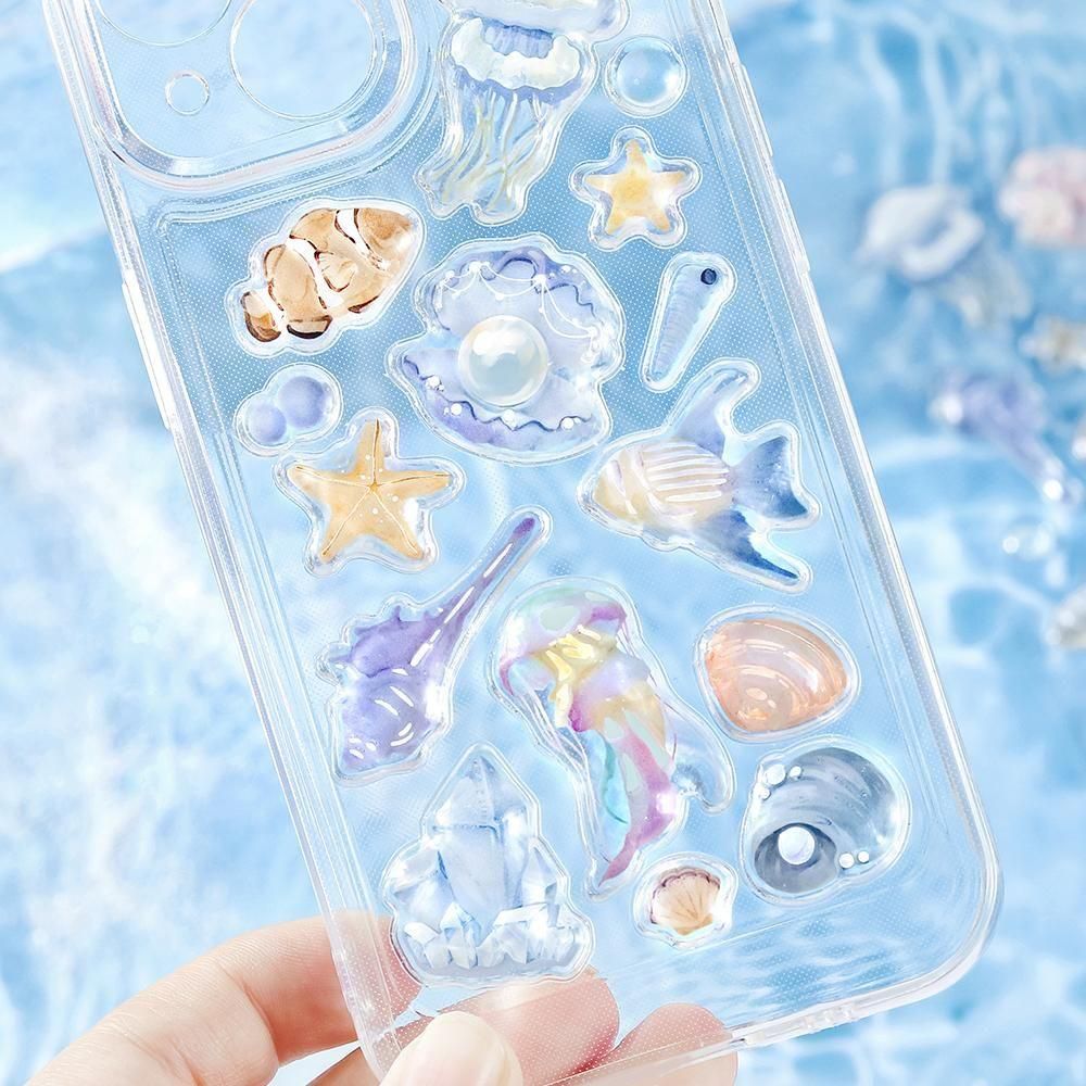 BGM Kyururun Sticker Sheet - Sea Creatures