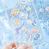 BGM Kyururun Sticker Sheet - Sea Creatures