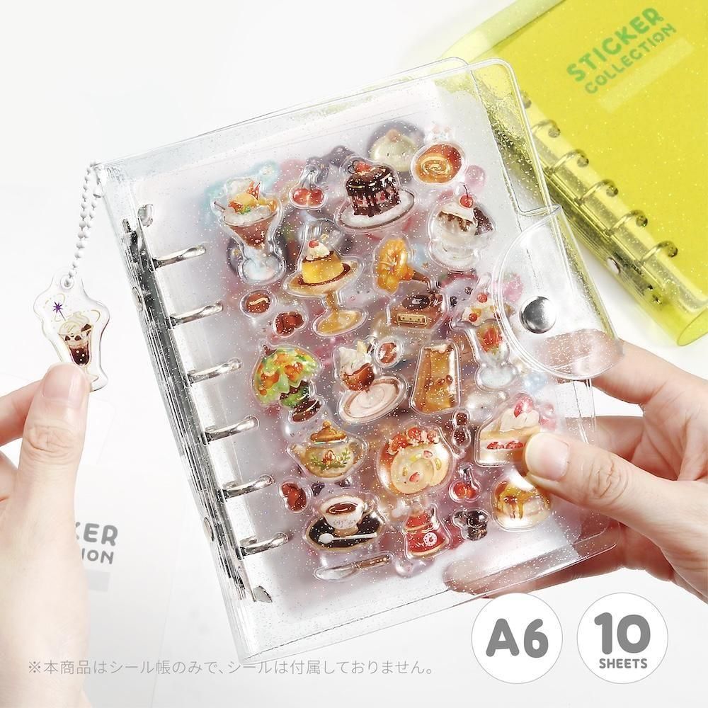 BGM Notebook Style Sticker Book - A6