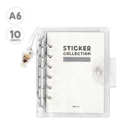 BGM Notebook Style Sticker Book - A6