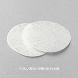 Midori Sticky Notes - Transparent - Small Flowers White