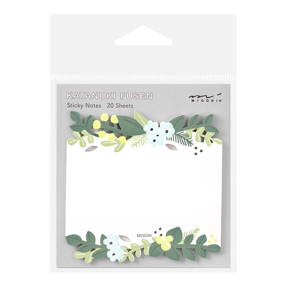 Midori Sticky Notes - Die-Cut Leaves