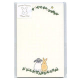 Active Corporation Schinako Moriyama Memo Pad - Flowers and Bunny Friends