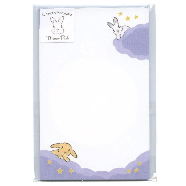 Active Corporation Schinako Moriyama Memo Pad - Rabbit, Sky, and Stars