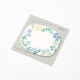 Midori Sticky Notes - Transparent - Wild Flowers