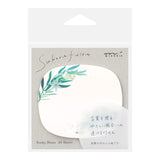 Midori Sticky Notes - Transparent - Leaves