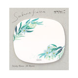 Midori Sticky Notes - Transparent - Leaves