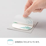 Midori Sticky Notes - Transparent - Leaves