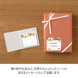 Midori Sticky Notes - Die Cut - Foil Stamped Flowers