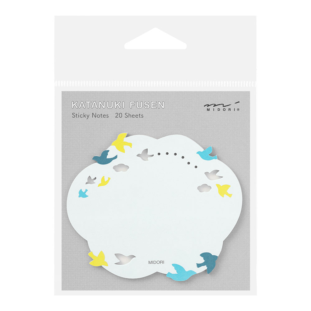 Midori Sticky Notes - Die-Cut Birds