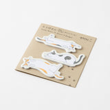 Midori Sticky Notes - Point Cat Stretching