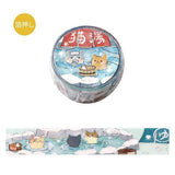 BGM Washi Tape - Life - Cat Bathhouse