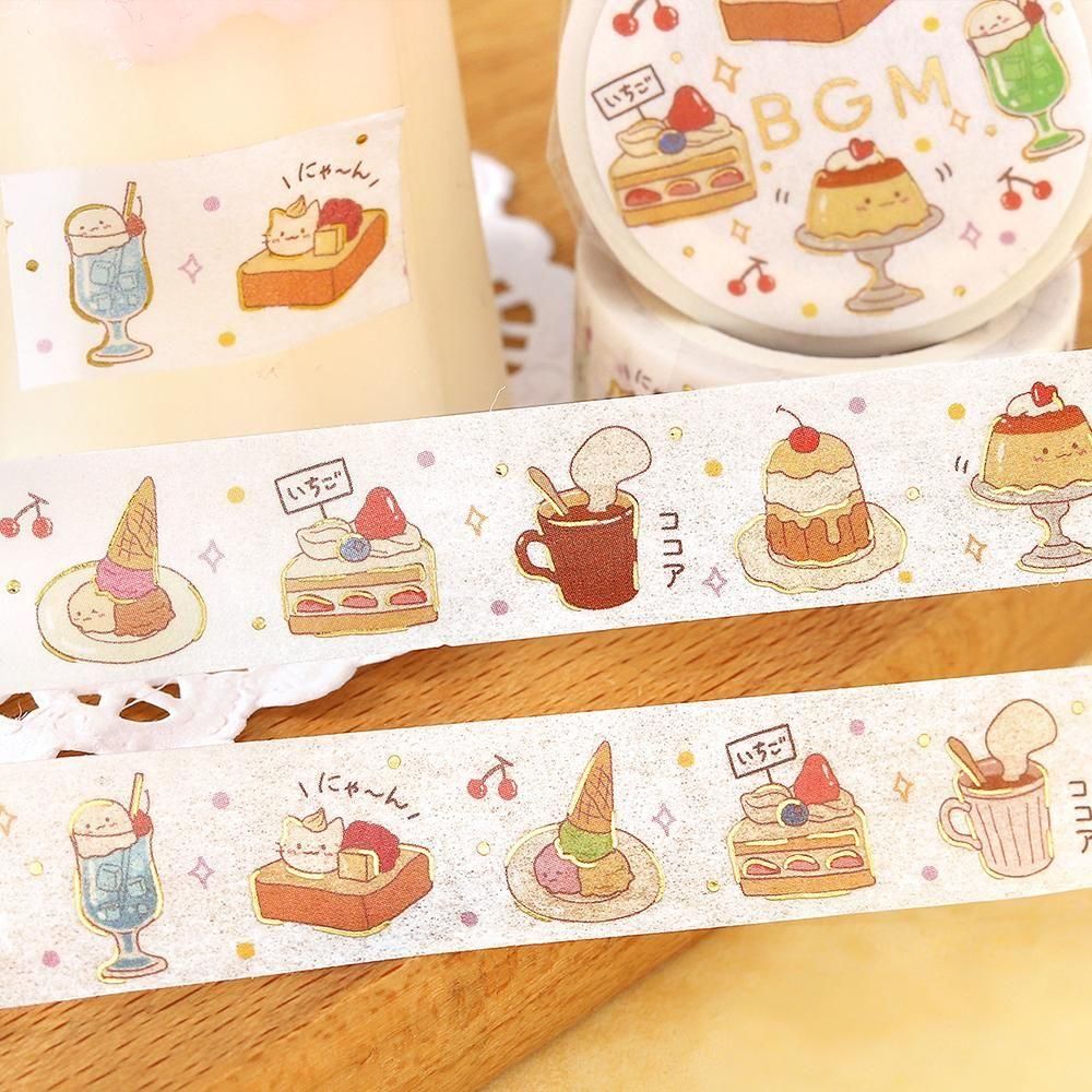 BGM Washi Tape - Life - Cafe Time