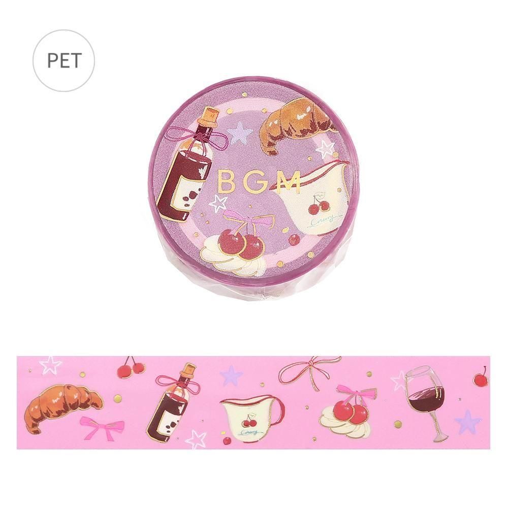 BGM Washi Tape - Clear Tape - Sweet Time