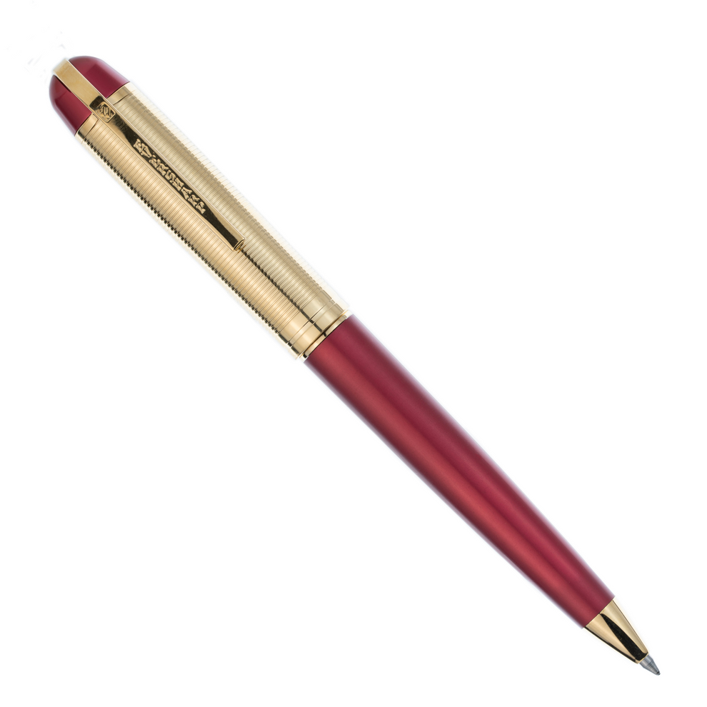 Wahl Eversharp Skyline Ballpoint Pen - Red w/Gold Trim