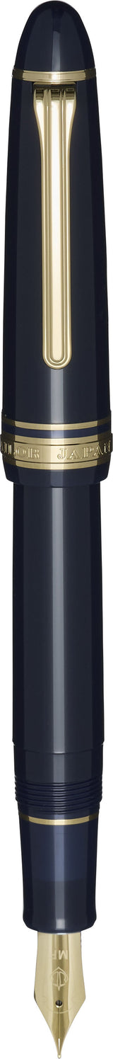 Sailor 1911 Casual L Basis Gold Trim Fountain Pen - Muted Blue