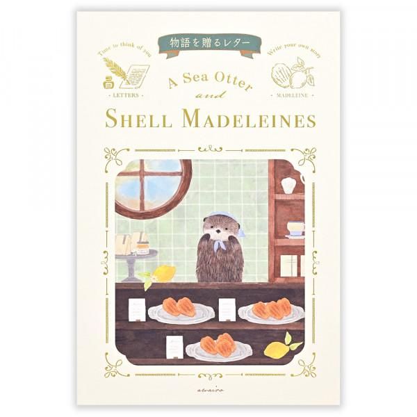 NB Letter Paper - Ressa - A Sea otter and Shell Madeleines