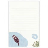 NB Letter Paper - Ressa - A Sea otter and Shell Madeleines