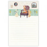 NB Letter Paper - Ressa - A Rabbit with a Flower Ornament