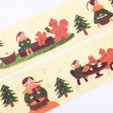 Hyogensha Cozyca Mariko Fukuoka Foil-Stamped Washi Tape - To the Forest