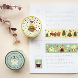 Hyogensha Cozyca Mariko Fukuoka Foil-Stamped Washi Tape - Circus