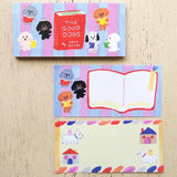 Hyogensha Cozyca Tada Reiko One-Line Sticky Notes - C IS FOR CAT・THE GOOD DOGS