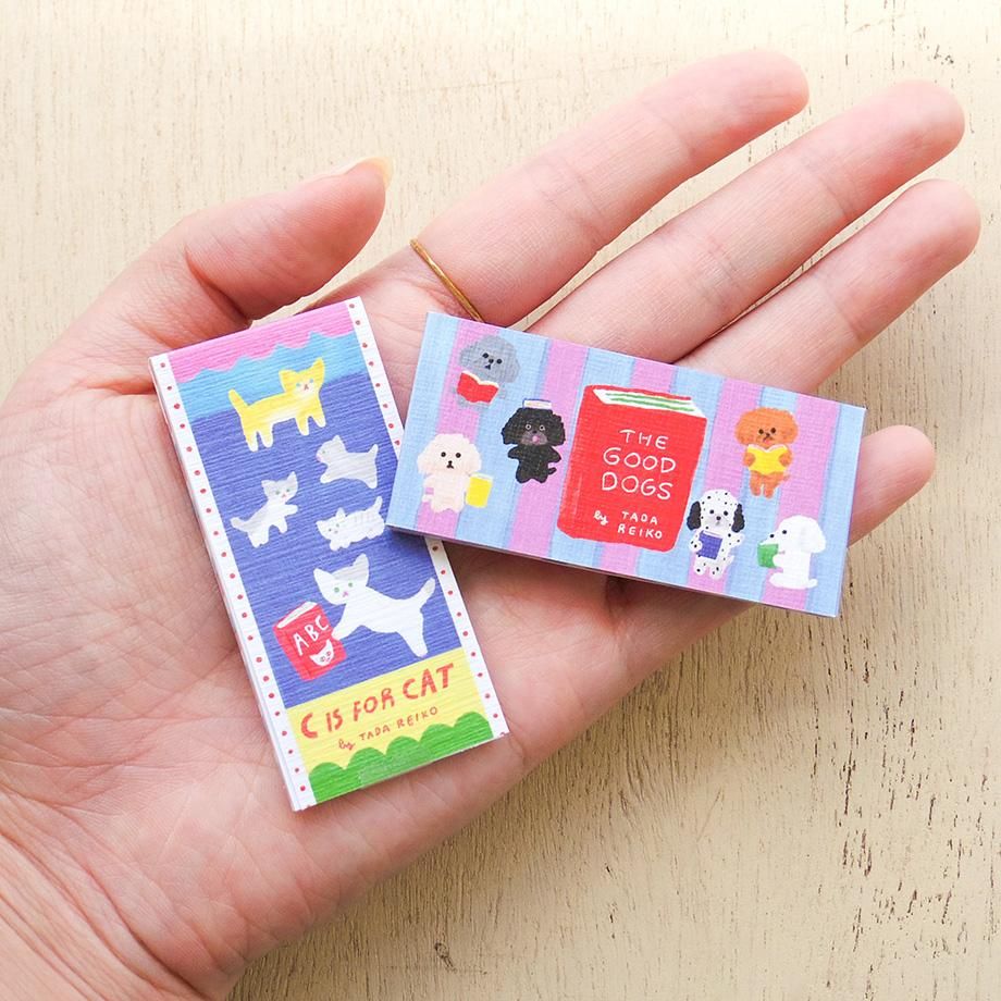 Hyogensha Cozyca Tada Reiko One-Line Sticky Notes - C IS FOR CAT・THE GOOD DOGS