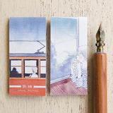 Hyogensha Cozyca Sayuri Fujimaki One-Line Sticky Notes - Travel & Life