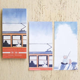 Hyogensha Cozyca Sayuri Fujimaki One-Line Sticky Notes - Travel & Life