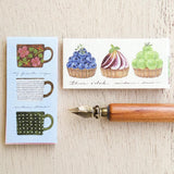 Hyogensha Cozyca Midori Asano One-Line Sticky Notes - MY FAVORITE MUGS・three o'clock