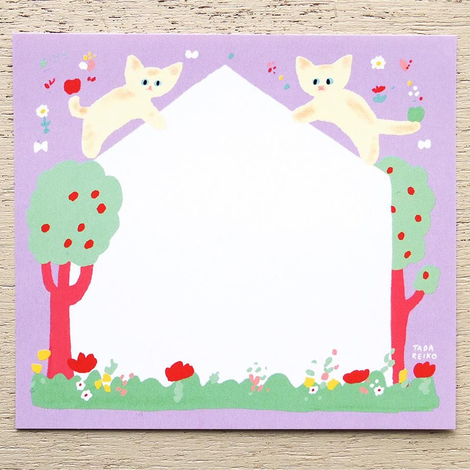 Hyogensha Cozyca Tada Reiko Memo Pad - Cat's Life