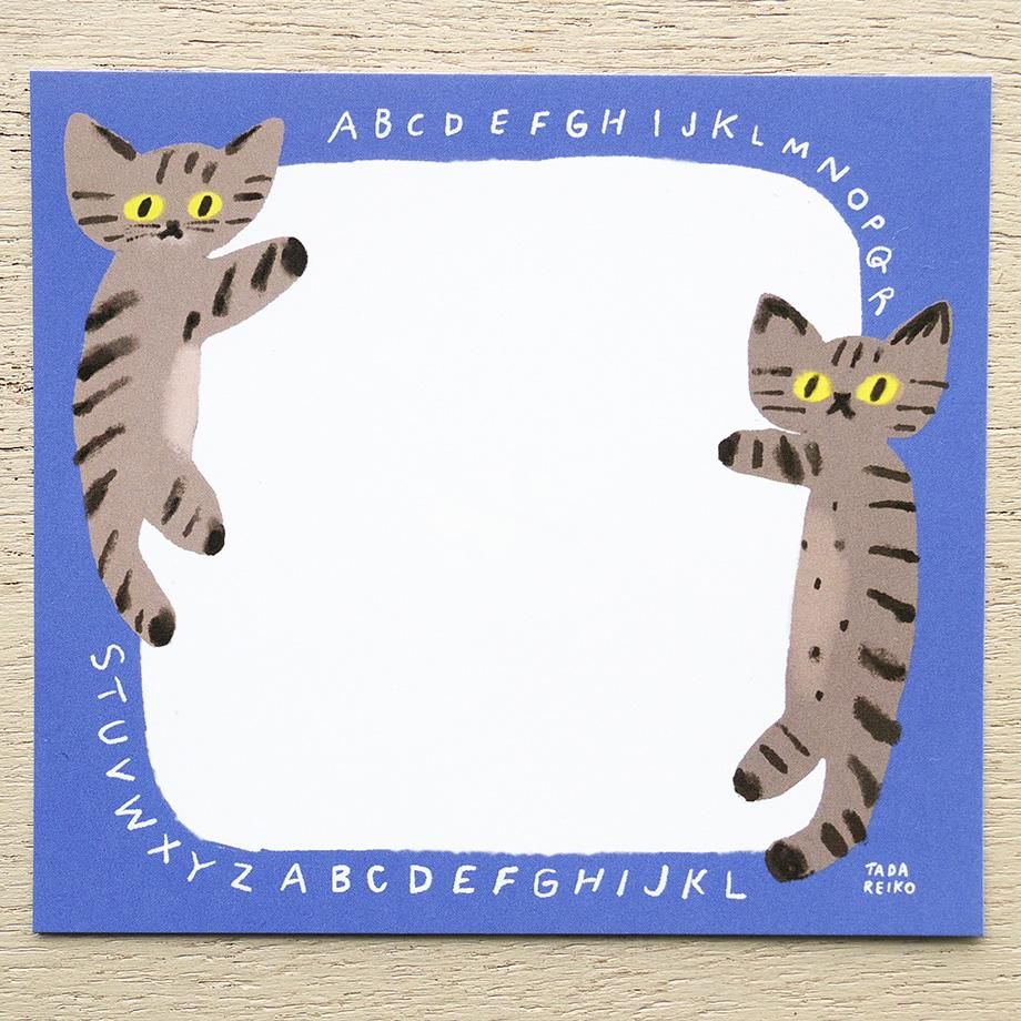 Hyogensha Cozyca Tada Reiko Memo Pad - Cat's Life