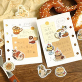 BGM Flake Stickers - Welcome Meow - Cafe Mikeneko