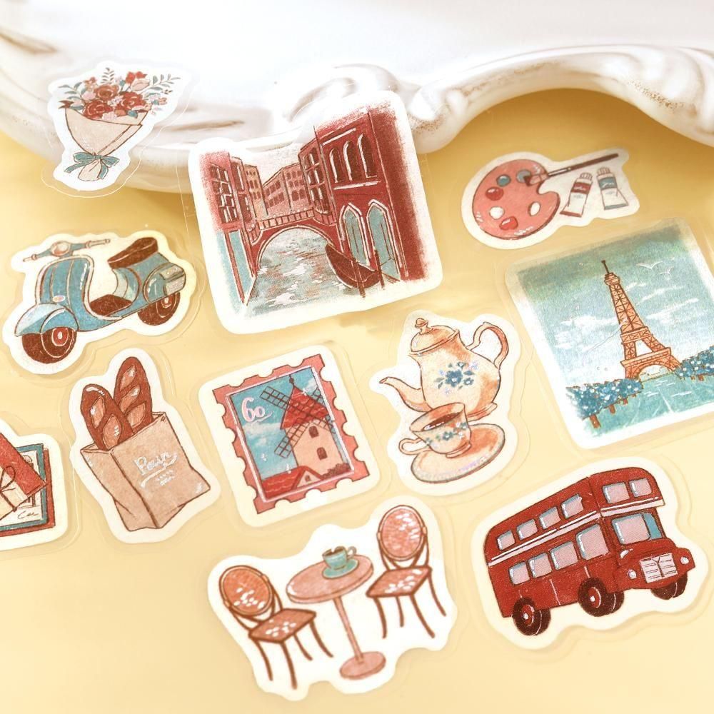 BGM Flake Stickers - Fragments of a Journey - To the World